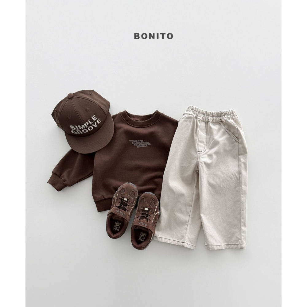 【26秋 】正韓 Bonito | Urban Kids 車線卡其褲 推薦白-細節圖2