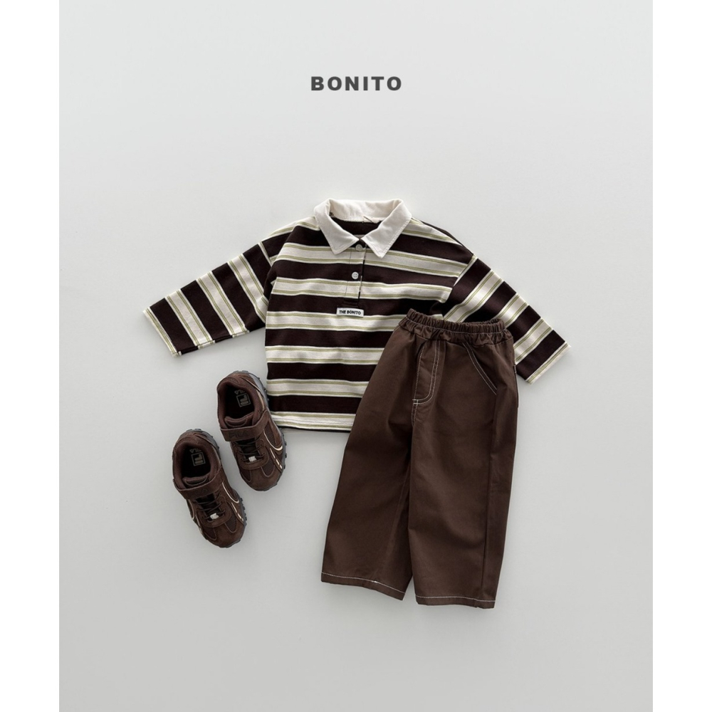 【26秋 】正韓 Bonito | Urban Kids 車線卡其褲 推薦白-細節圖4