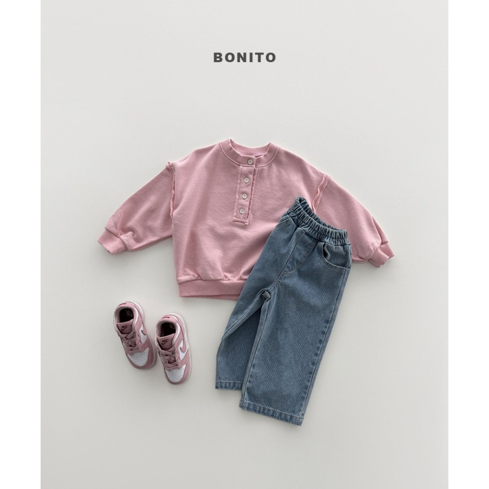 【26秋 】正韓 Bonito | Urban Kids 低調線條感 直筒牛仔褲 大推款-細節圖3