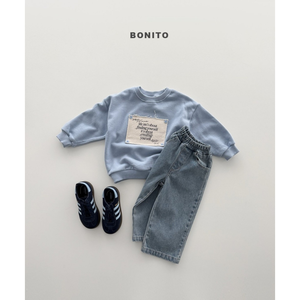 【26秋 】正韓 Bonito | Urban Kids 低調線條感 直筒牛仔褲 大推款-細節圖4