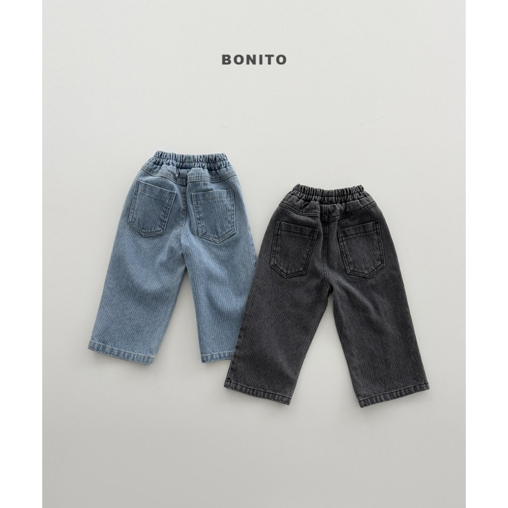 【26秋 】正韓 Bonito | Urban Kids 低調線條感 直筒牛仔褲 大推款-細節圖6