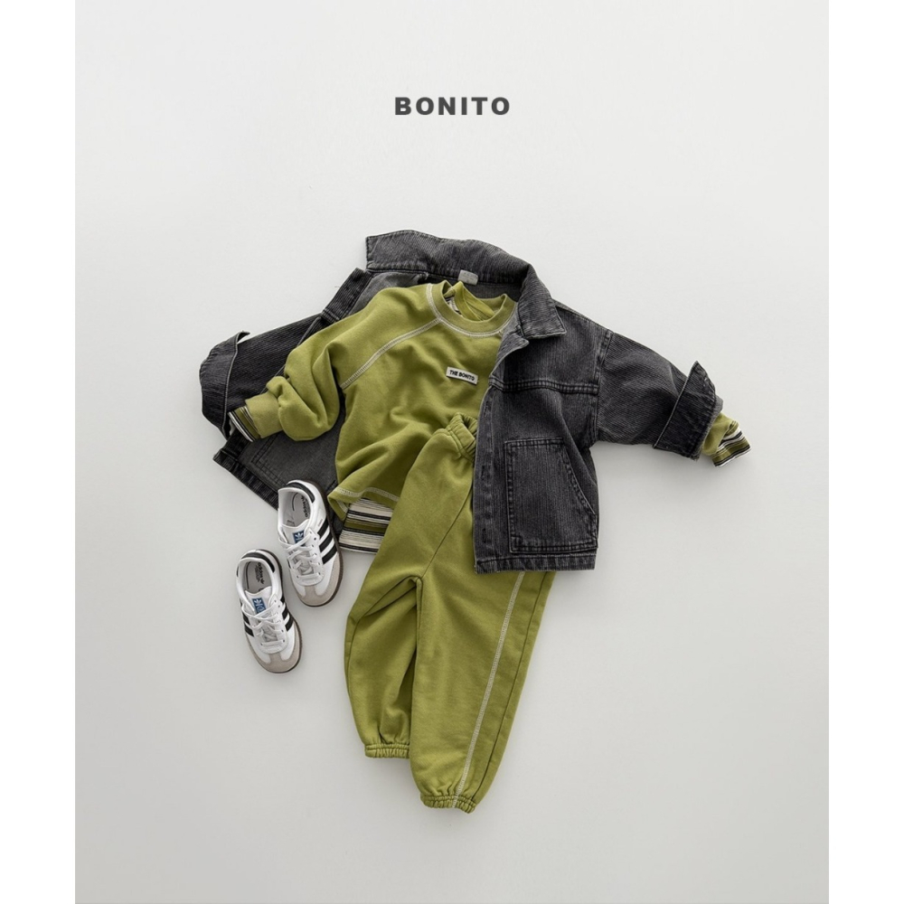 【26秋 】正韓 Bonito | Urban Kids 低調線條感 牛仔外套 大推款-細節圖4