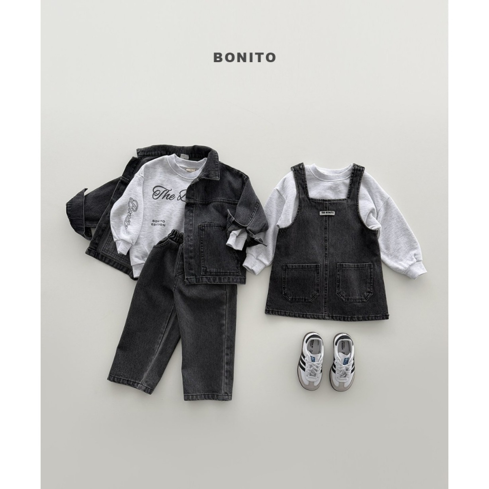 【26秋 】正韓 Bonito | Urban Kids 低調線條感 牛仔外套 大推款-細節圖5
