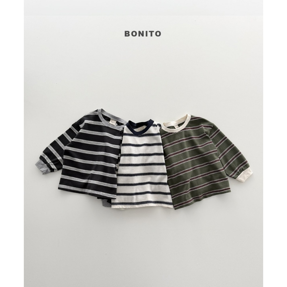 【26秋 】正韓 Bonito | Urban Kids 萬年不敗款 條紋上衣-細節圖7