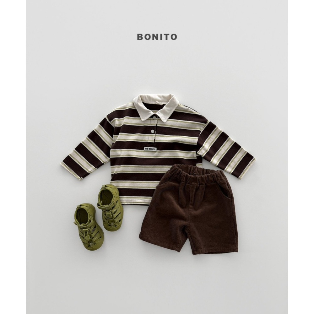 【26秋 】正韓 Bonito | Urban Kids  條紋 Polo衫-細節圖3
