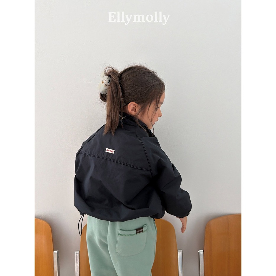 【26秋 】正韓 Ellymolly | Little Street 復古立領 下縮口 外套-細節圖3