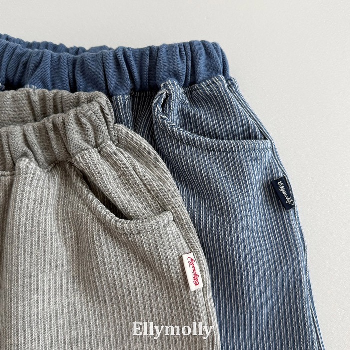 【26秋 】正韓 Ellymolly | Little Street 質感壓紋 棉長褲-細節圖7