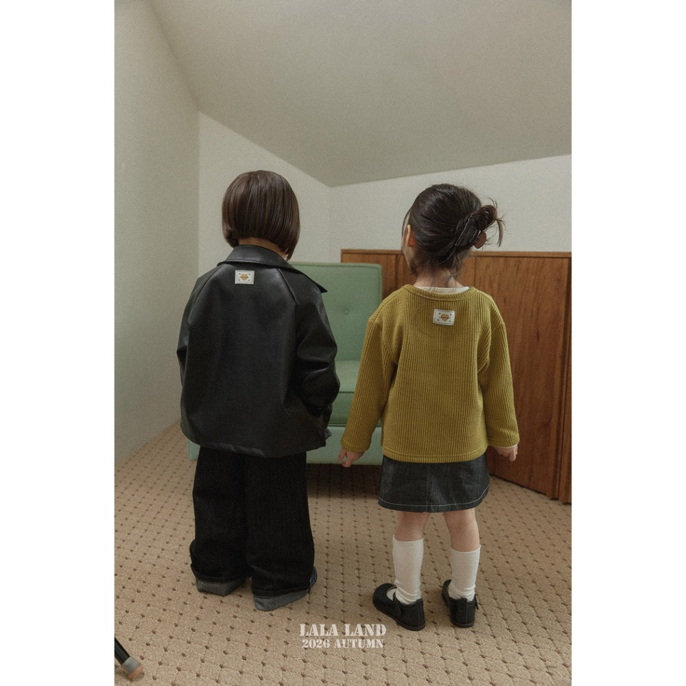【26秋 】正韓 Lalaland | 暖秋日常 時尚感 合成皮外套 幼童款-細節圖4