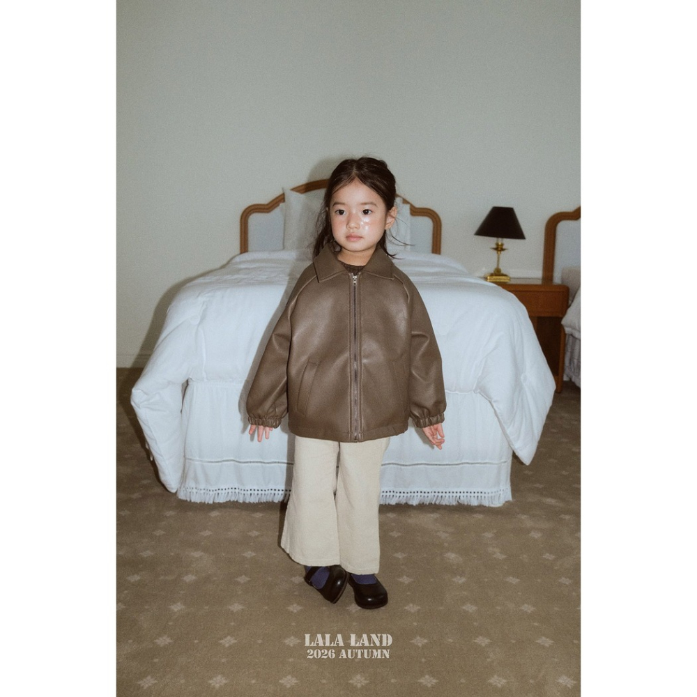 【26秋 】正韓 Lalaland | 暖秋日常 時尚感 合成皮外套 幼童款-細節圖5