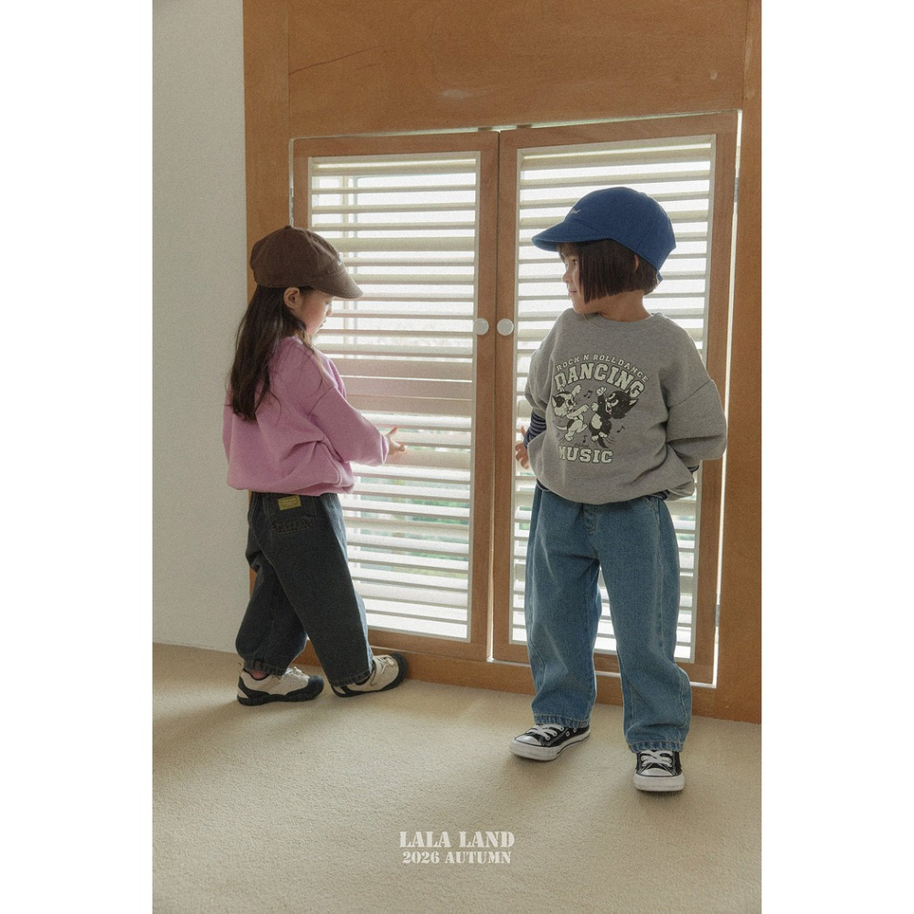 【26秋 】正韓 Lalaland | 暖秋日常 經典款鬆緊牛仔褲 幼童款-細節圖2