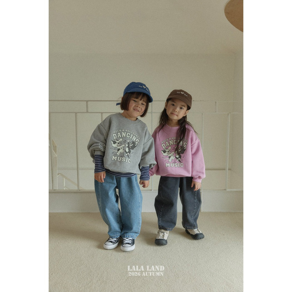 【26秋 】正韓 Lalaland | 暖秋日常 經典款鬆緊牛仔褲 幼童款-細節圖3