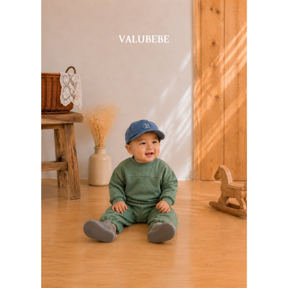【26秋 】正韓 Valubebe | 暖光小日子 休閒慢跑褲 baby款-細節圖3