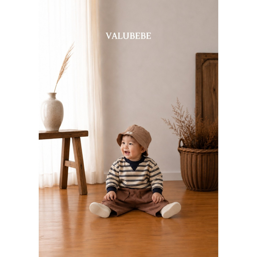 【26秋 】正韓 Valubebe | 暖光小日子  微寬鬆 口袋長褲 baby款-細節圖5