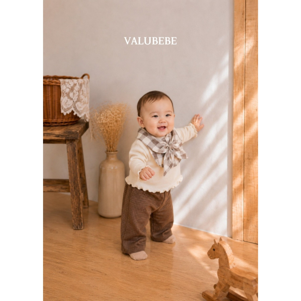 【26秋 】正韓 Valubebe | 暖光小日子 木耳邊 素色上衣-細節圖2