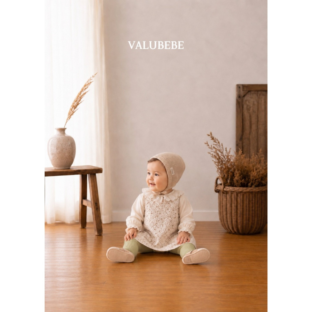 26秋 】正韓 Valubebe | 暖光小日子 花瓣刺繡領上衣-細節圖2