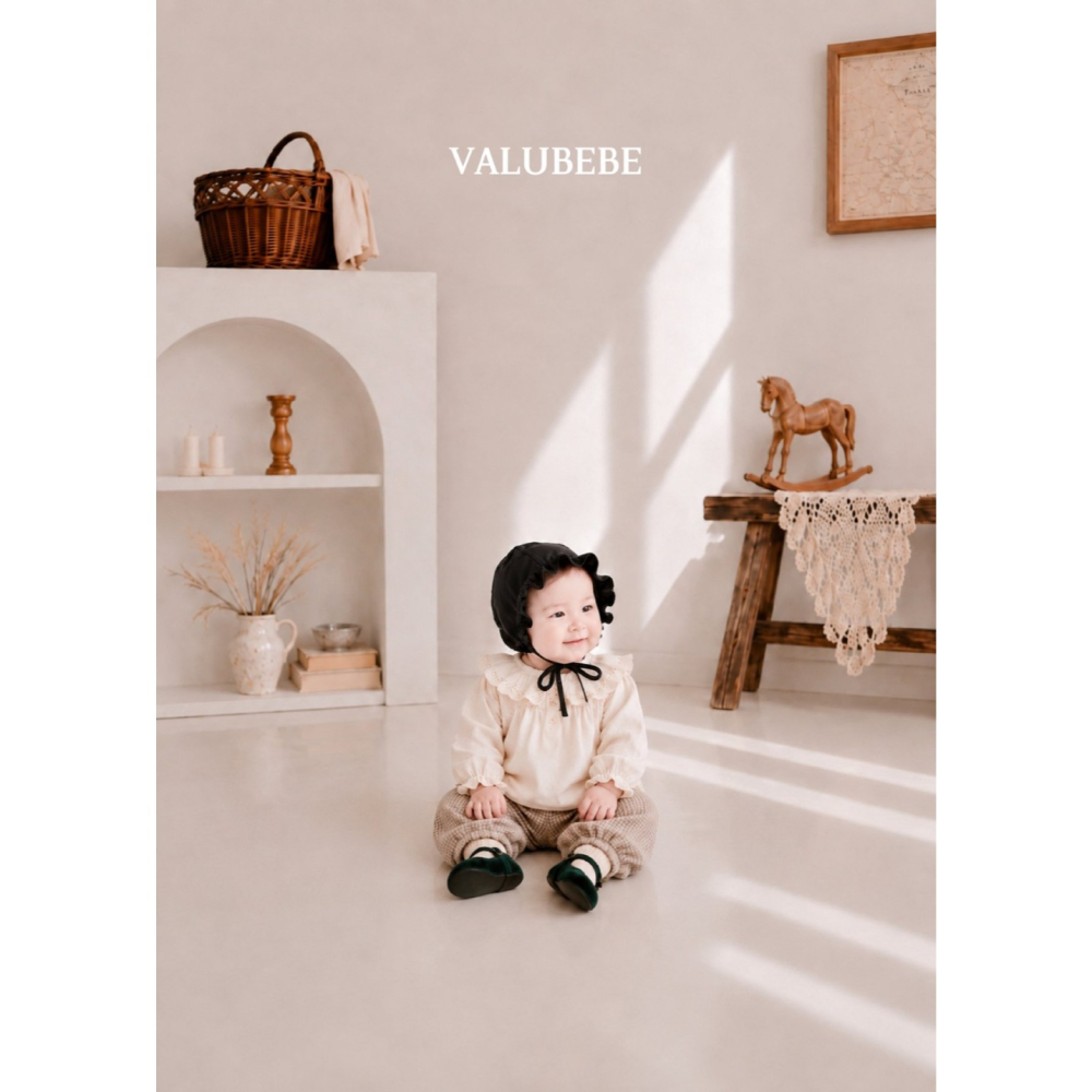 26秋 】正韓 Valubebe | 暖光小日子 花瓣刺繡領上衣-細節圖3