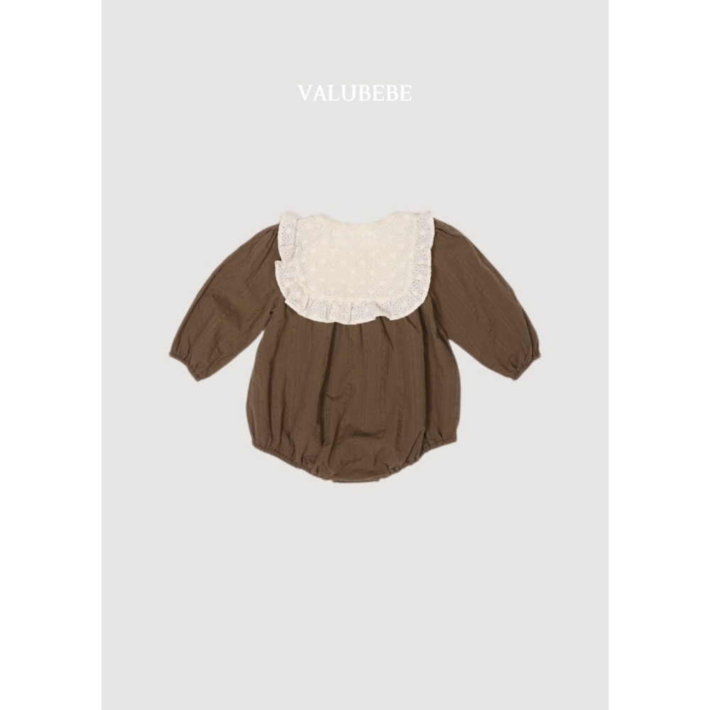 【26秋 】正韓 Valubebe | 暖光小日子  奶霜荷葉 包屁衣-細節圖6
