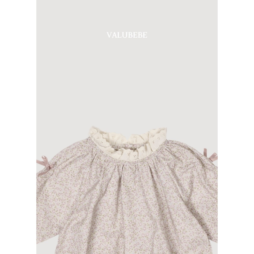 【26秋 】正韓 Valubebe | 暖光小日子 花語荷葉包屁衣-細節圖5