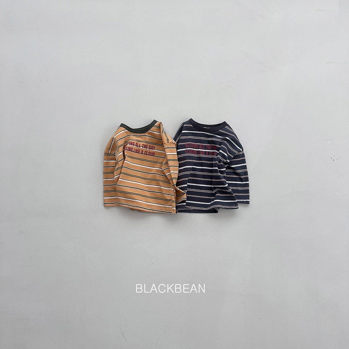 【26秋 】正韓 Blackbean | 週末俱樂部  亮眼配色 條紋長T-細節圖2