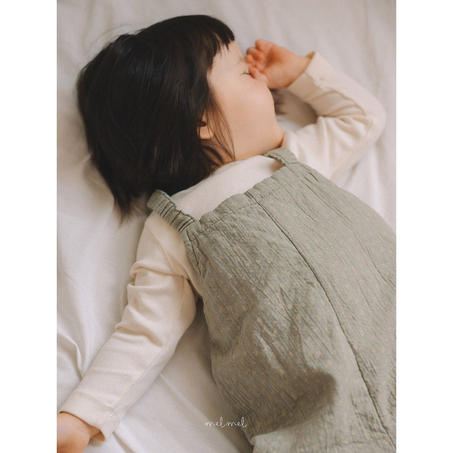 【26秋 】正韓 Melmel｜小巴黎的秋日衣櫥  法式碎花 吊帶褲 私心大推款-細節圖6