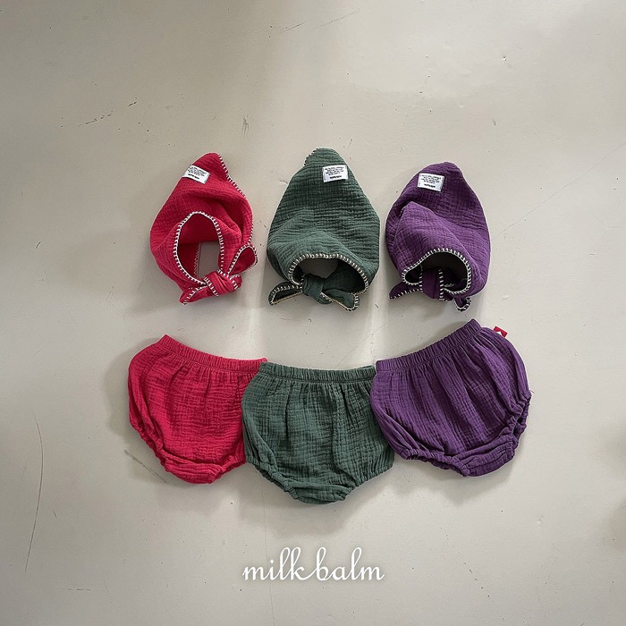 【26秋 】正韓 Milkbalm｜蘋果莊園 小果實皺皺泡泡褲-細節圖6