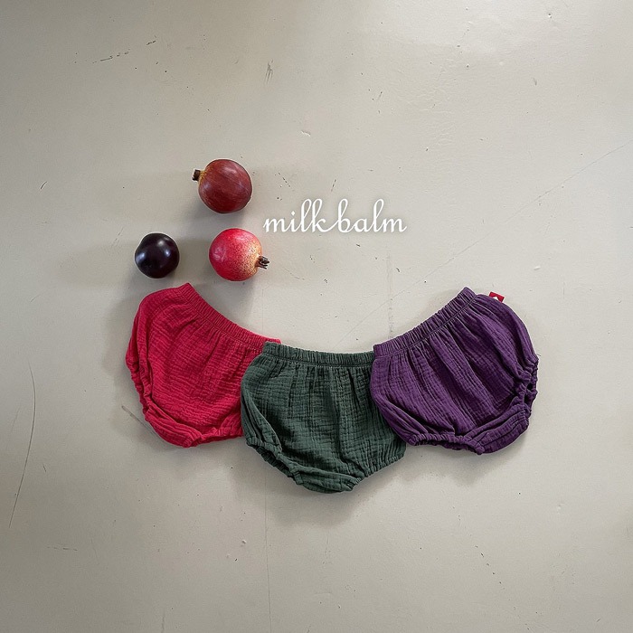 【26秋 】正韓 Milkbalm｜蘋果莊園 小果實皺皺泡泡褲-細節圖7