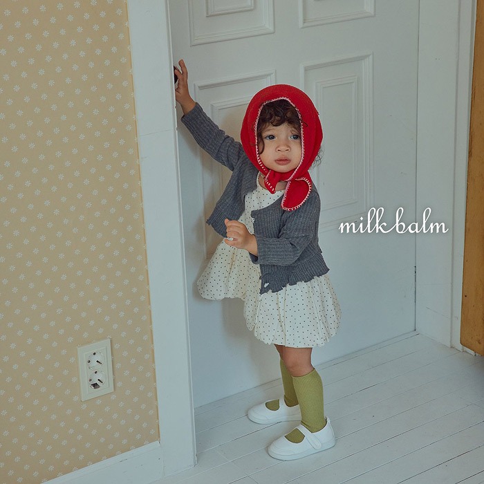 【26秋 】正韓 Milkbalm｜蘋果莊園 莓果小花洋裝-細節圖5