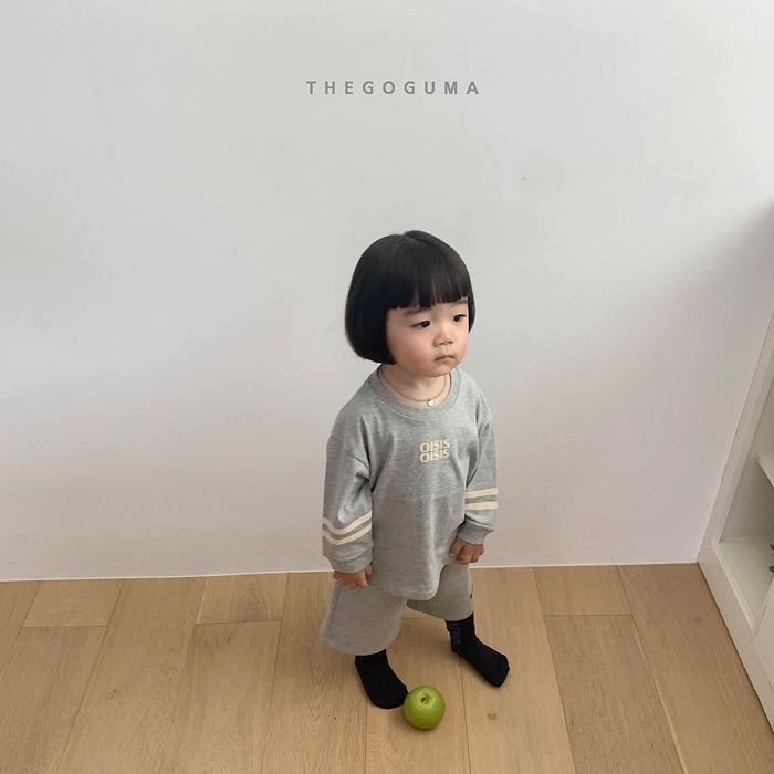 【26秋 】正韓 Goguma｜小小探險家 OISIS復古字母長袖T-細節圖4