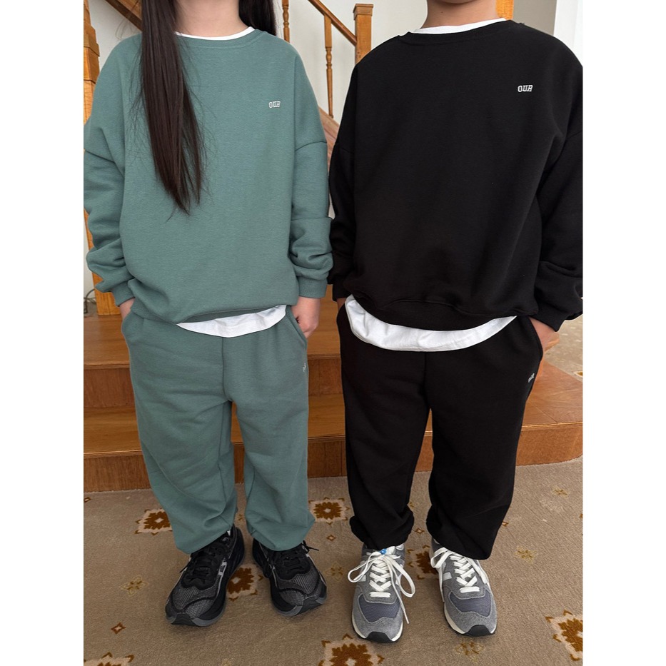 【26秋 】正韓 Our｜小首爾日常 常百搭大學T+棉褲 套裝-細節圖4