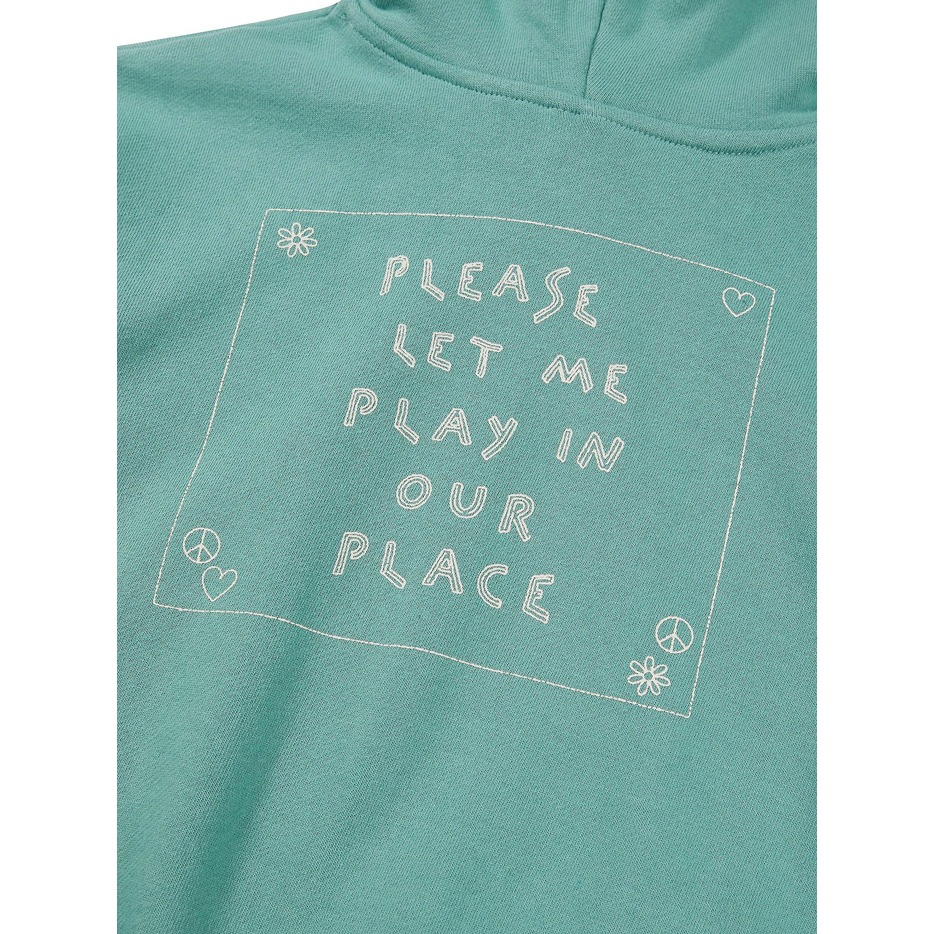 【26秋 】正韓 Our｜小首爾日常 Peace & Love 小刺繡帽T-細節圖5