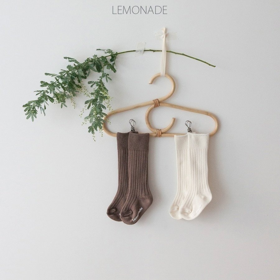 【26秋 】正韓 Lemonade｜柔柔小日子  羅紋中筒襪  一組兩雙-細節圖4