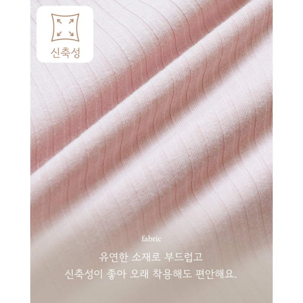 【26秋 】正韓 Hereiam ｜軟綿綿晚安系列 馬卡龍配色 粗羅紋 睡衣 居家服-細節圖6