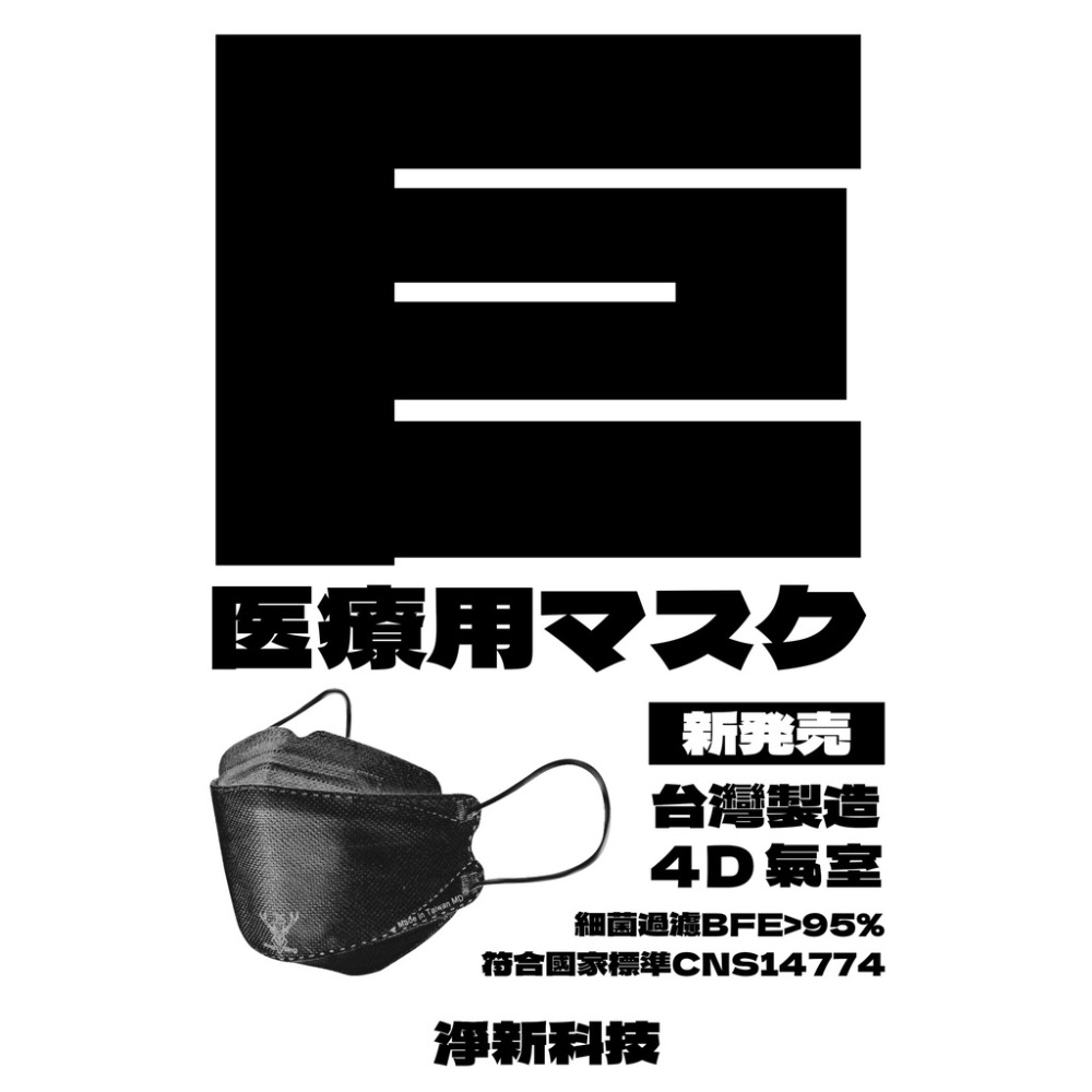 淨新口罩 成人4D魚型口罩 加大款 醫用 拋棄式口罩 醫療口罩 4D口罩 一次性口罩 魚型口罩 防護口罩 歐文購物-細節圖6