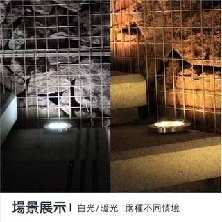 【8LED】太陽能地埋燈 LED地埋燈 不銹鋼光控太陽能燈 戶外燈 草皮燈 路燈 照明燈 花園燈 隨插即用 歐文購物-細節圖7