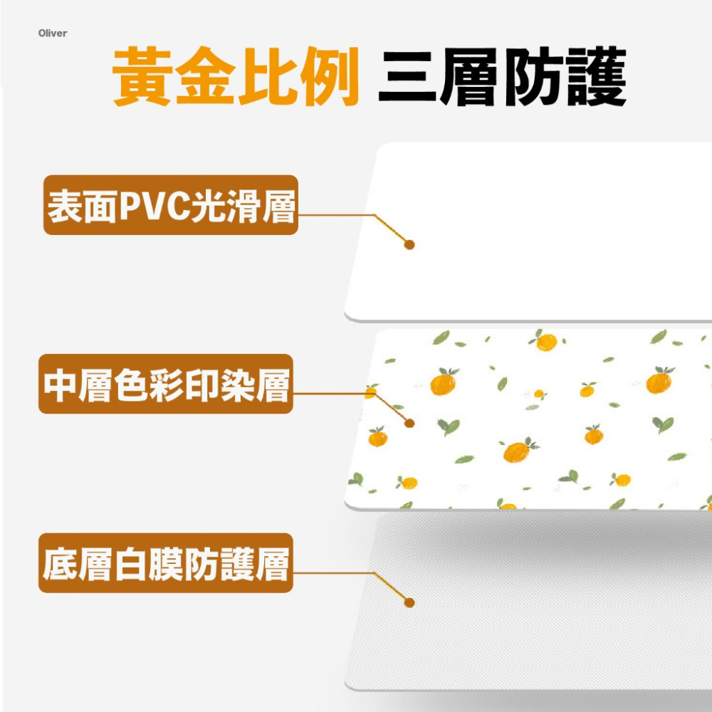 小清新軟玻璃桌墊 pvc透明桌布 免洗 防水防油 防燙餐桌墊 書桌墊 塑膠桌墊 玻璃茶几墊 歐文購物-細節圖4