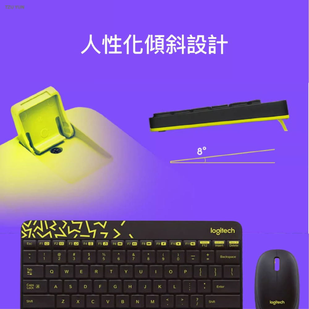 Logitech 羅技 MK240 無線鍵盤滑鼠組 USB 無線鍵鼠組 電競鍵鼠組 遊戲鍵鼠組 無線 電競 歐文購物-細節圖3