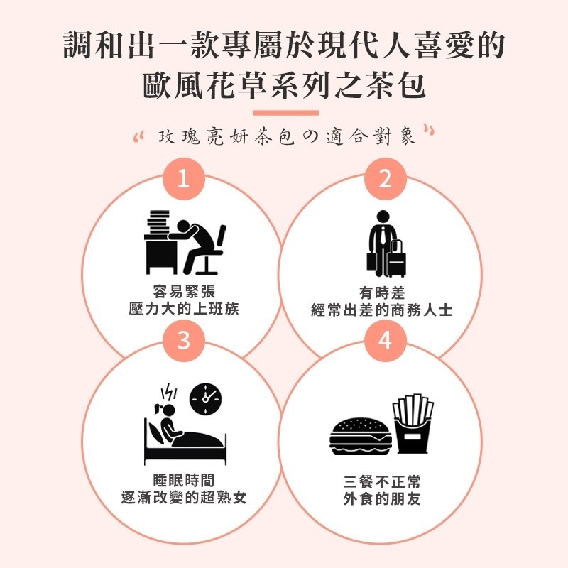 【和春堂 】玫瑰亮妍茶包5gx10包 普洱茶 玫瑰花茶 洋甘菊 沖泡茶包 無咖啡因茶包-細節圖3