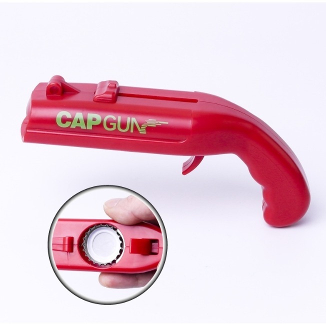 【誠意購物】capgun手槍型彈射開瓶器 啤酒開瓶器玻璃汽水開瓶器開罐器 創意搞怪趣味禮物禮品 生日禮物交換禮物-細節圖3