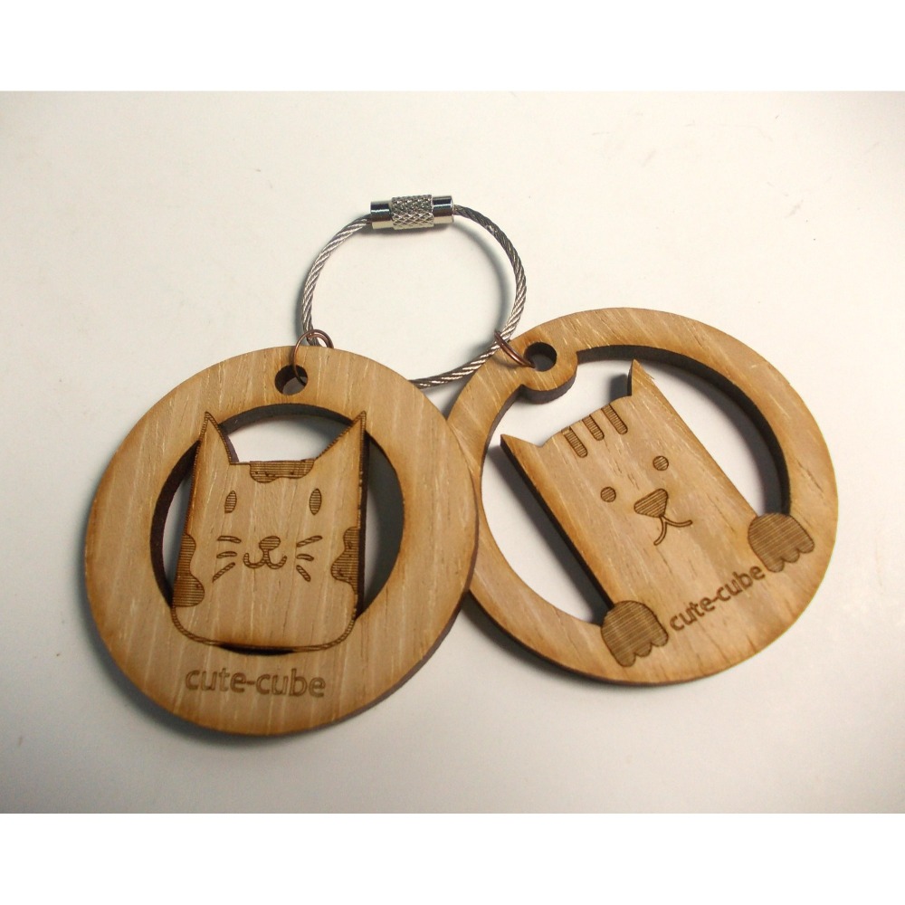 貓咪吊飾(2個一組)-交換禮物/聖誕禮物/生日禮物-細節圖2