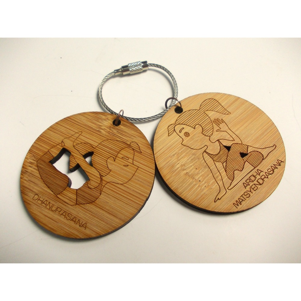 瑜珈吊飾(2個一組)-Yoga/交換禮物/聖誕禮物/生日禮物-細節圖4