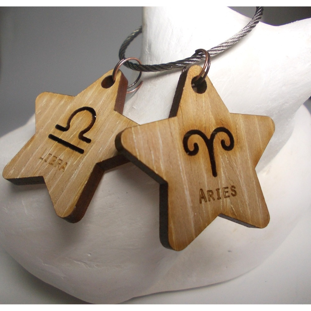 12星座吊飾(2個一組)  限量優惠/聖誕禮物/情人節禮物/生日禮物-細節圖2