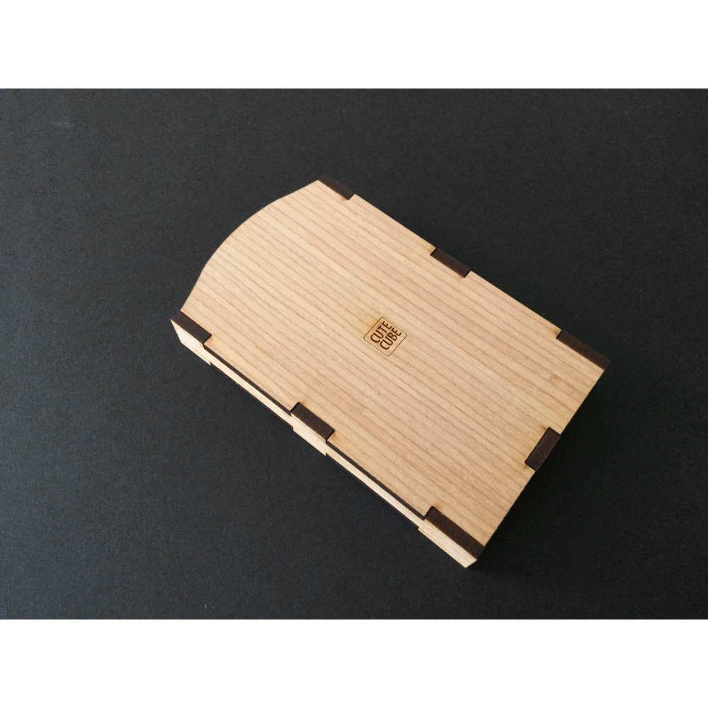 木紋名片夾-交換禮物/聖誕禮物/父親節禮物/情人節禮物/生日禮物-細節圖3