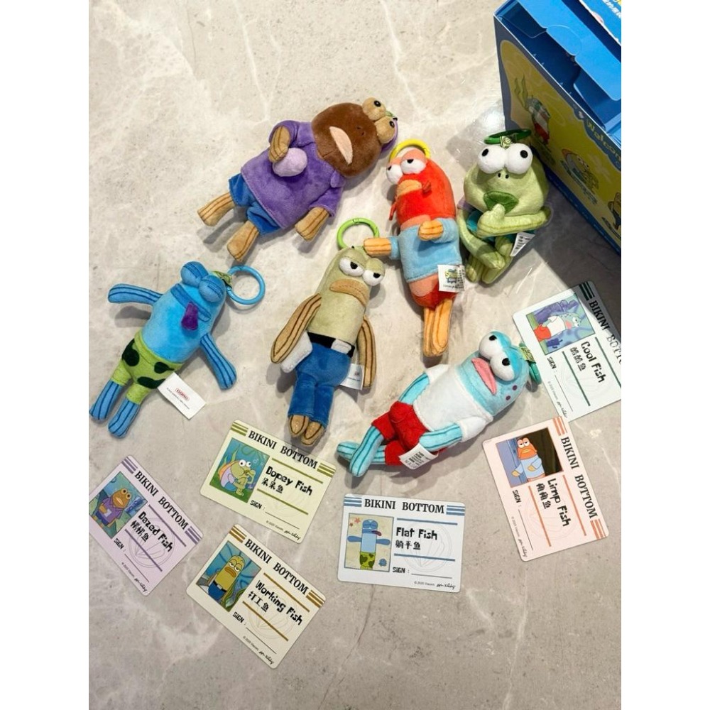【沁的娃娃屋】❤️台灣出貨❤️不正包退✨正版泡泡瑪特比奇堡的居民公仔盲盒 搞怪可愛 呆呆魚 攤攤魚 愣愣魚 躺平魚 禮物-細節圖6