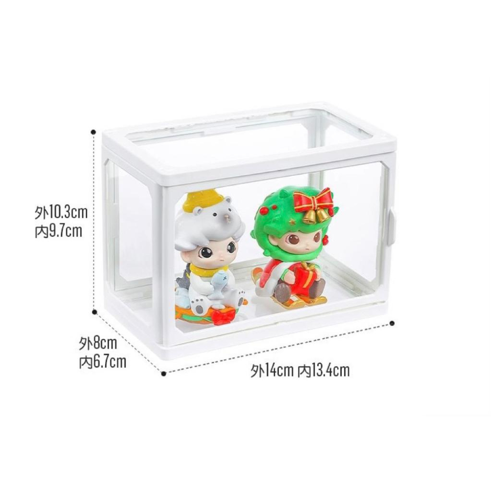 【沁的娃娃屋】❤️台灣出貨❤️床頭櫃超適合放的公仔櫃😍公仔盲盒玻璃收納櫃 防塵收納盒 盒玩 盲抽 盲盒 公仔 玩具-細節圖3