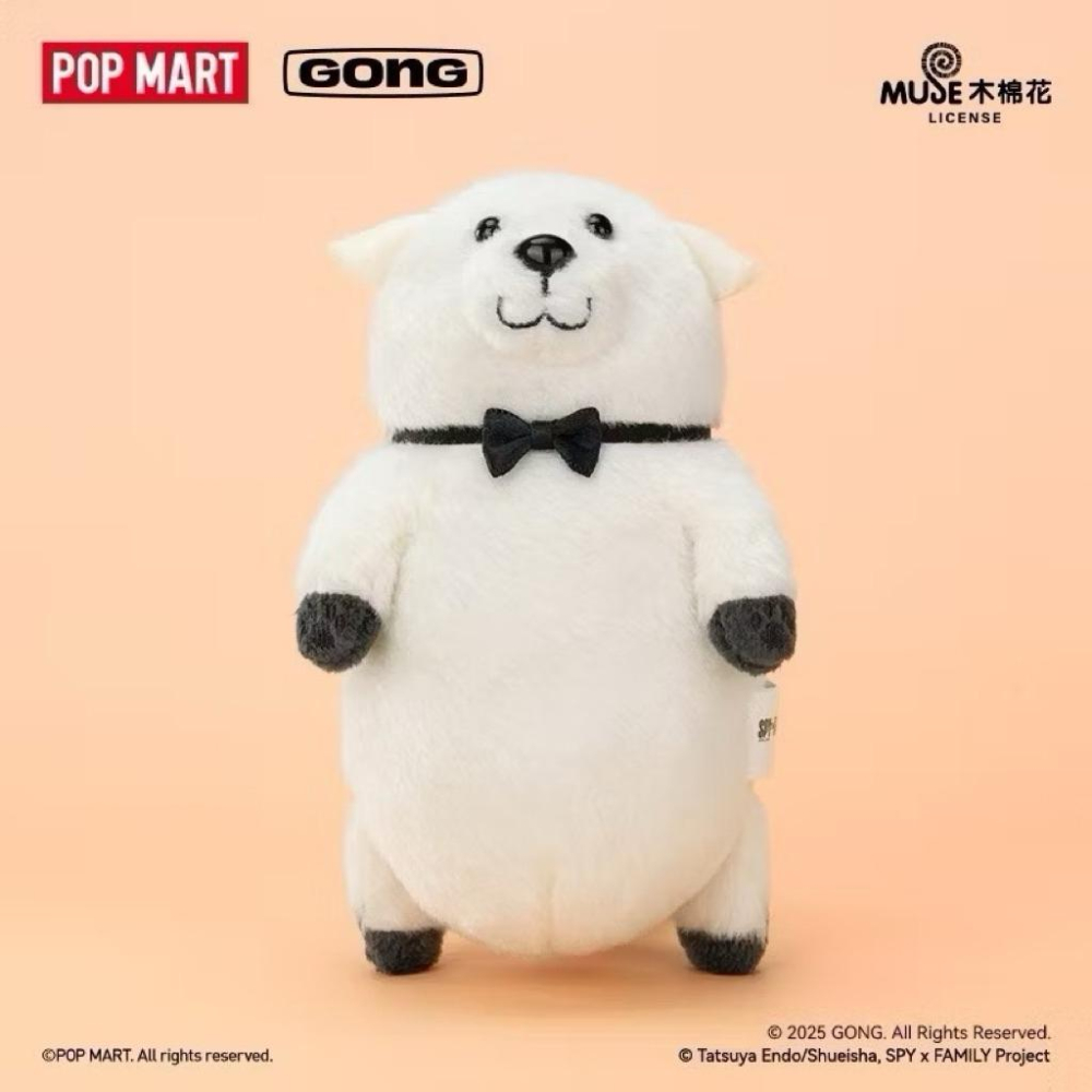 【沁的娃娃屋】❤️台灣出貨❤️吊卡包裝✨泡泡瑪特POP MART彭德墨鏡間諜娃娃吊飾 擺飾 共鳴間諜家家酒 秘密組織-細節圖3