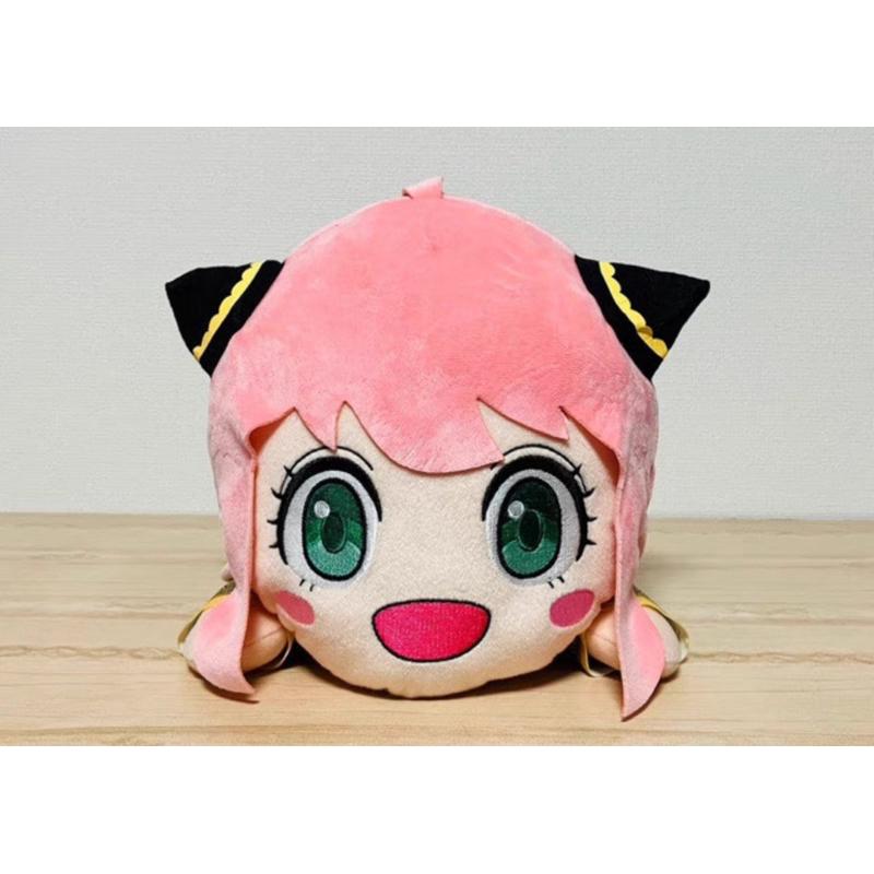 【沁的娃娃屋】❤️台灣出貨❤️日本正版SEGA景品安妮亞趴姿娃娃 擺飾 抱枕 靠枕 張開嘴 微笑 交換禮物 生日禮物-細節圖4