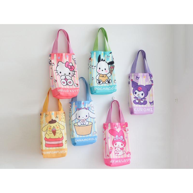 【沁的娃娃屋】❤️台灣出貨❤️三麗鷗飲料提袋 水壺袋 雨傘袋 大耳狗 帕恰狗 庫洛米 美樂蒂 布丁狗 KT 漢頓 生日-細節圖5