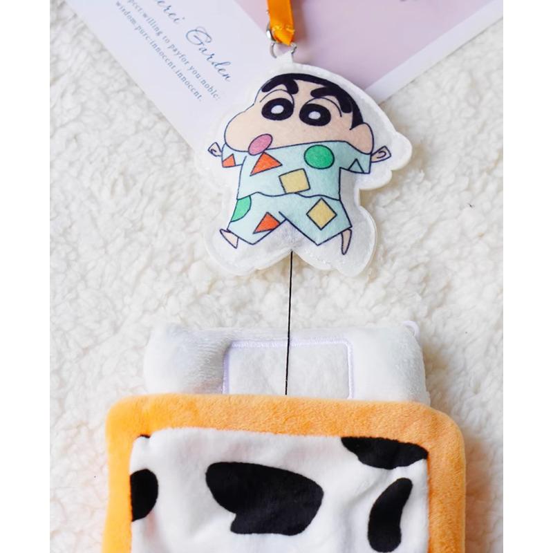 【沁的娃娃屋】❤️台灣出貨❤️蠟筆小新&小白&阿山&動感超人&星之卡比伸縮票卡零錢包 耳機 鑰匙 悠遊卡 學生證 識別證-細節圖2