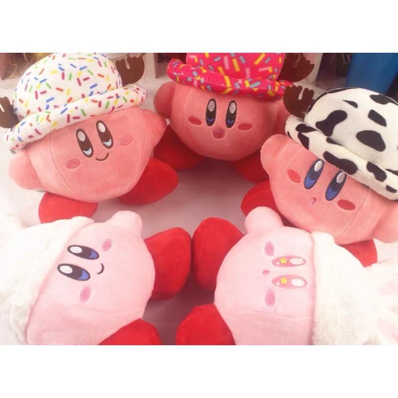 【沁的娃娃屋】❤️台灣出貨❤️星之卡比兔兔&海盜帽娃娃 擺飾 抱枕 靠枕 白甜點 紅甜點 乳牛帽 交換禮物 生日禮物-細節圖3