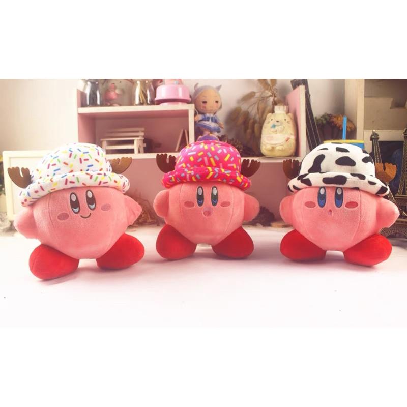 【沁的娃娃屋】❤️台灣出貨❤️星之卡比兔兔&海盜帽娃娃 擺飾 抱枕 靠枕 白甜點 紅甜點 乳牛帽 交換禮物 生日禮物-細節圖4